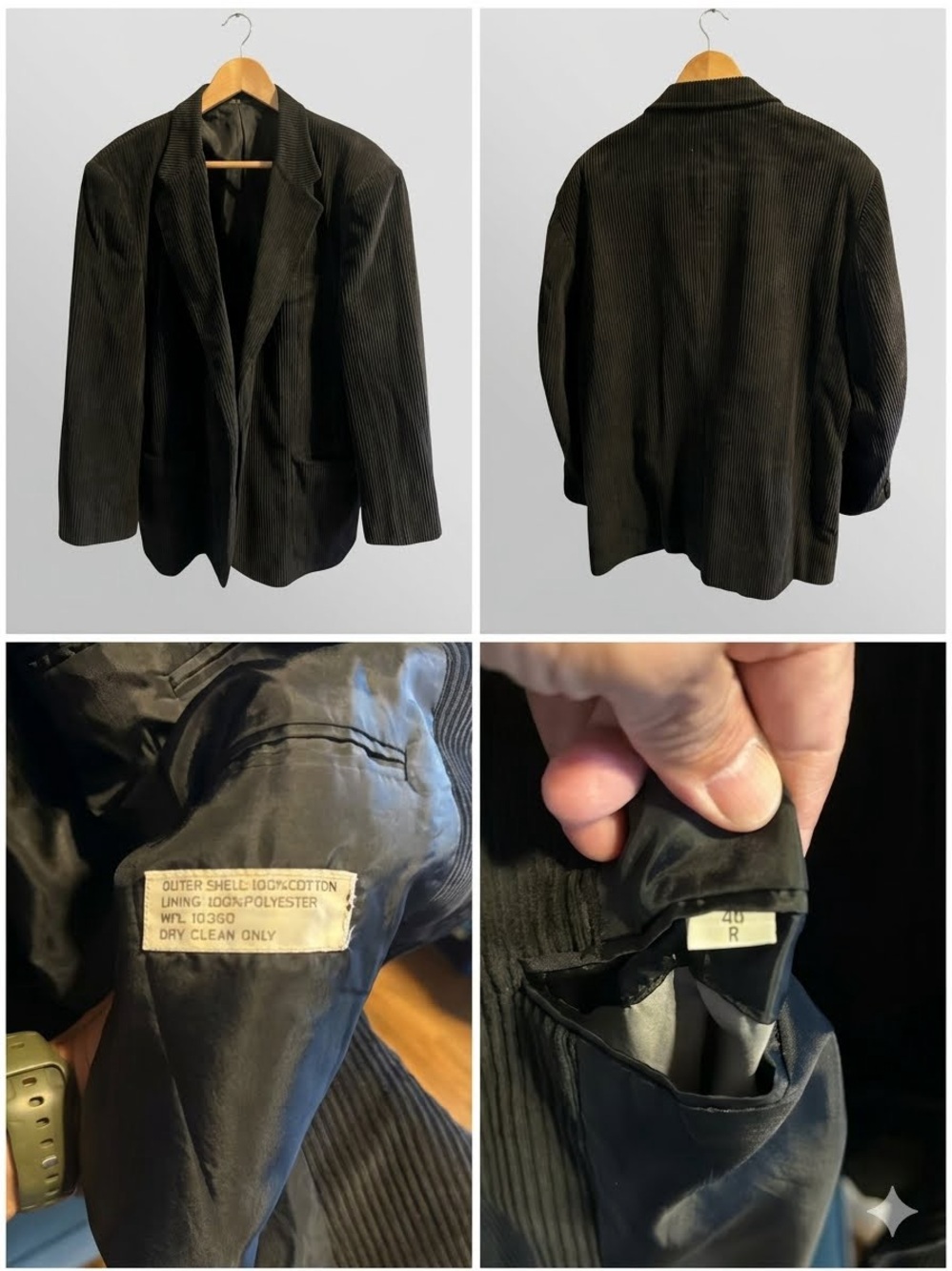 jcpenney Men's Corduroy Sport Coat in Dark Brown